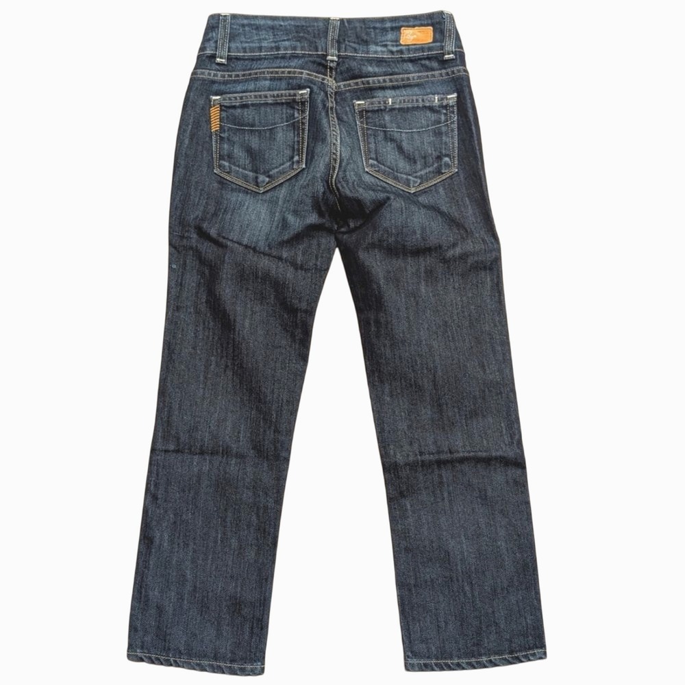 Paige Jeans Womens 24 Hidden Hills Slim Leg Crop Cropped Designer Denim USA Made